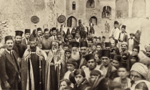 A 1920s photo shows a ceremony at the monastery, where a Christian community thrived for centuries.