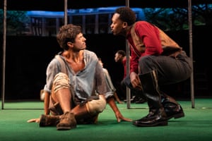 James Cusati-Moyer and Ato Blankson-Wood in Jeremy O Harris’s Slave Play.
