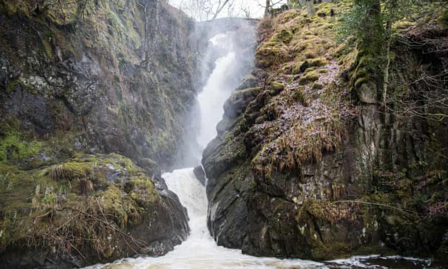 Aira Force Waterfall In The Lake District