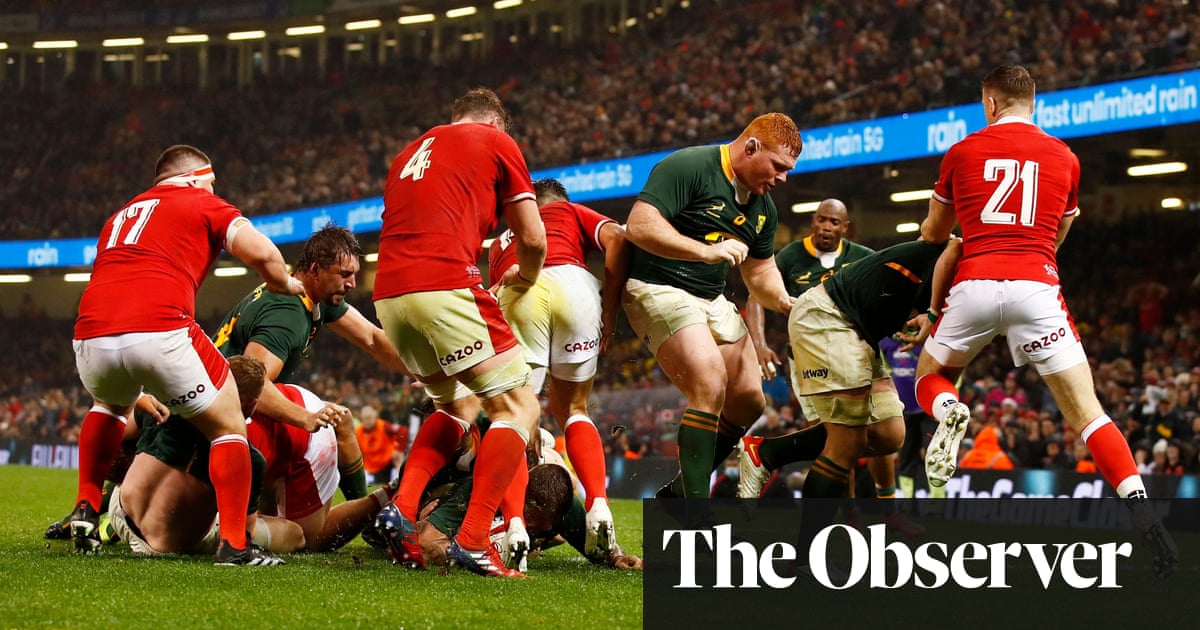 Malcolm Marx crosses late to help South Africa edge Wales in thriller
