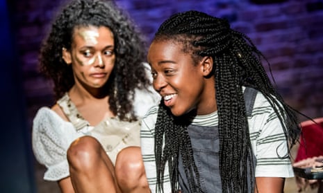 Gabrielle Brooks, right, with Natasha Cottriall in the play Anna Bella Eema in 2019: ‘I’ve stood on the stage, and I thought to myself: “Wow, there is no one looking back at me that reflects me”.’