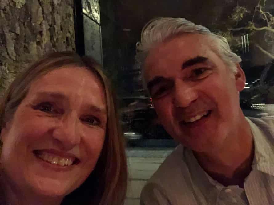 Penny and Matt on their date at at HIDE restaurant.