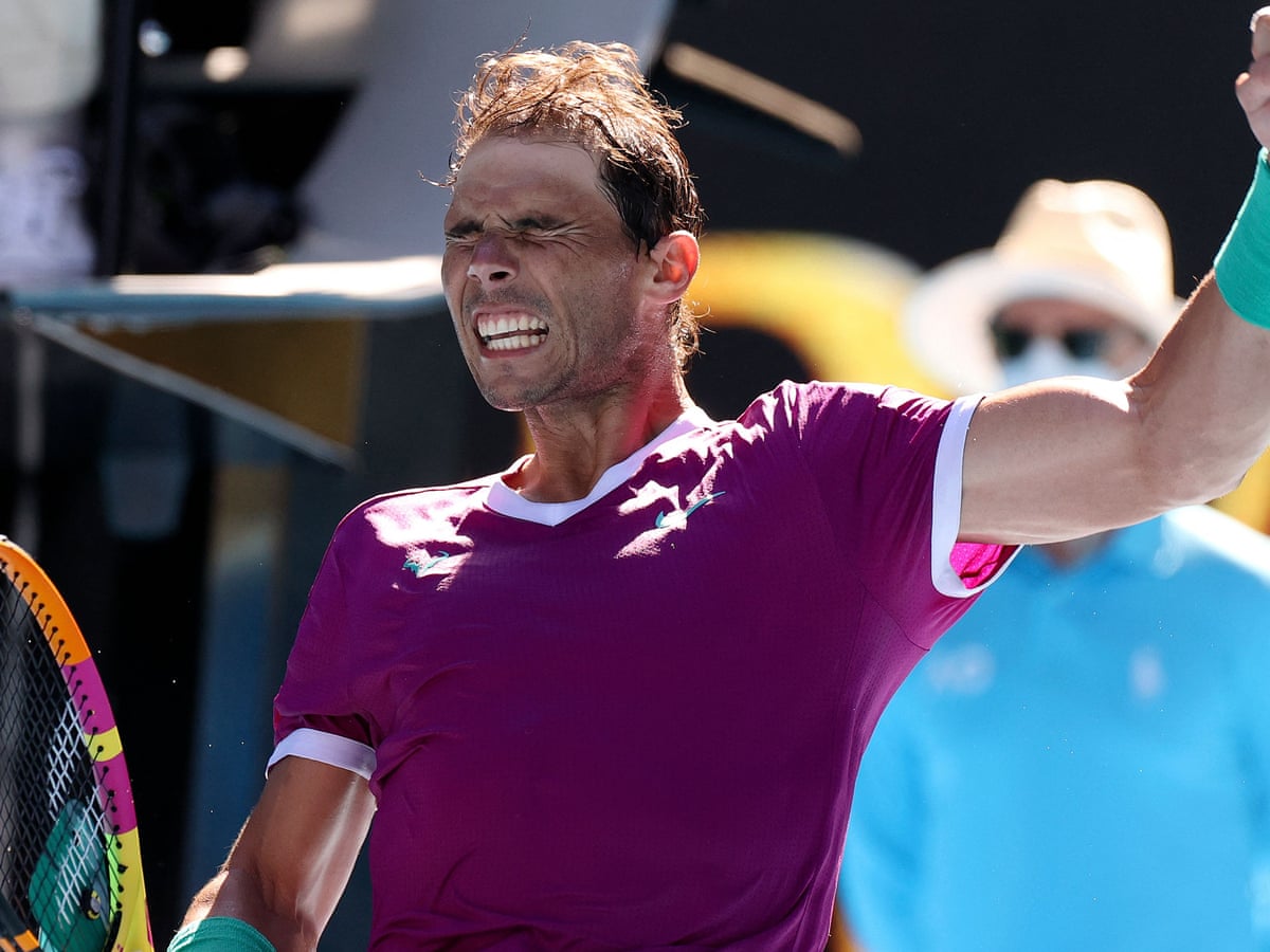 Rafael Nadal revels in Australian Open return to sweep past Yannick  Hanfmann | Australian Open 2022 | The Guardian