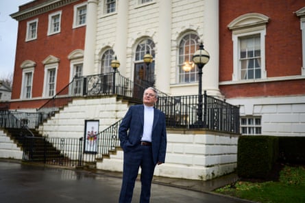 Hans Mundry, leader of Warrington borough council, at the town hall.