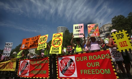 Anti-Ulez protesters