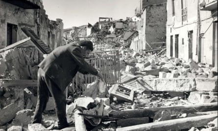 Gibellina, a town close to Salemi, which was destroyed by the earthquake in January 1968.