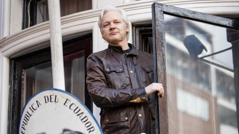 Superfans, boiled sweets and Pamela Anderson: ​six years spying on Julian Assange – video explainer 