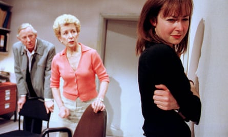 Jeremy Child, Susan Tracy and Nicola Barber in Arnold Wesker’s Denial, Bristol Old Vic, 2000.