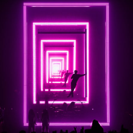 The 1975 performing at Belfast SSE arena.