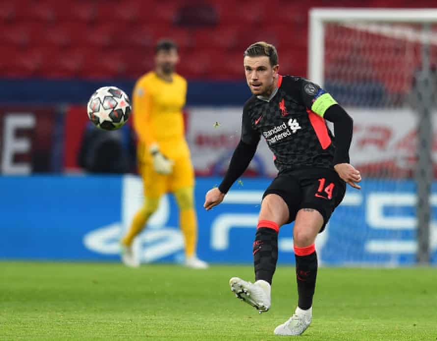 Liverpool captain Jordan Henderson