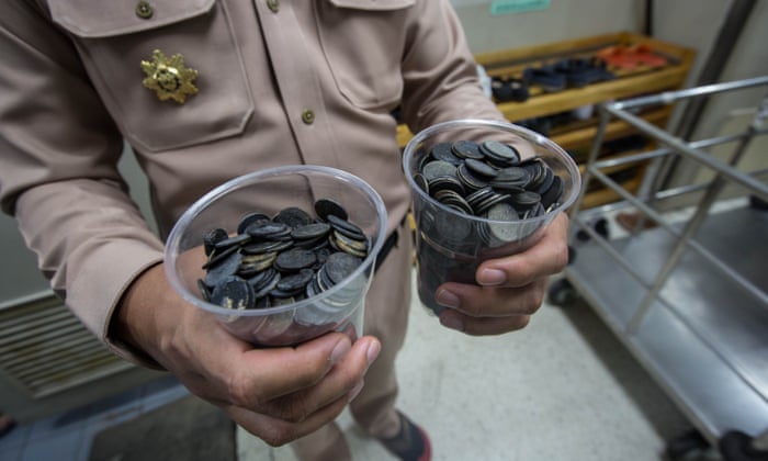 Bank' the turtle dies after swallowing 900 coins thrown into her pond | Thailand | The Guardian