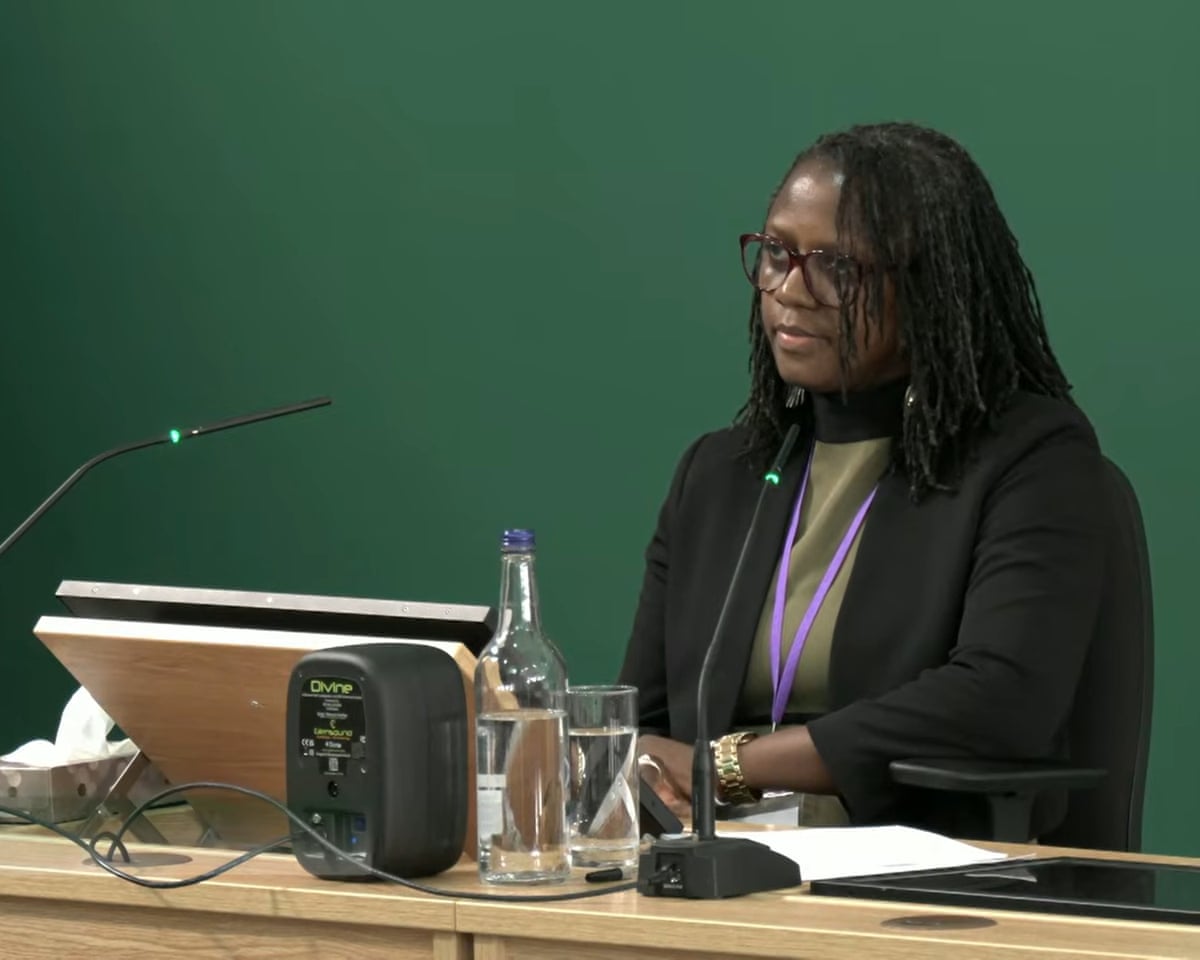 Celeste Calocane giving evidence