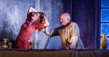 Barbara Hannigan and Christopher Purves in Written On Skin at the Royal Opera House, London.