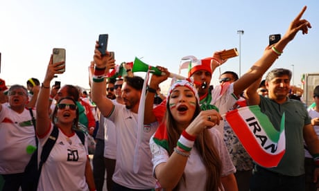 'Where's Bale?': Iran fans celebrate victory over Wales at Qatar World Cup – video
