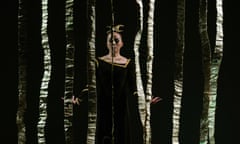 Fang-Yi Sheu of the Martha Graham Dance Company performs a scene from "Clytemnestra" during a dress rehearsal before opening night on May 12, 2009 at the Skirball Center for the Performing Arts in New York. The dance company is celebrating its 50th anniversary. AFP PHOTO/TIMOTHY A. CLARY (Photo credit should read TIMOTHY A. CLARY/AFP/Getty Images)