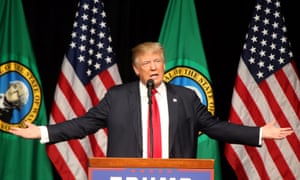 دونالد ترامب يتحدث في سبوكان