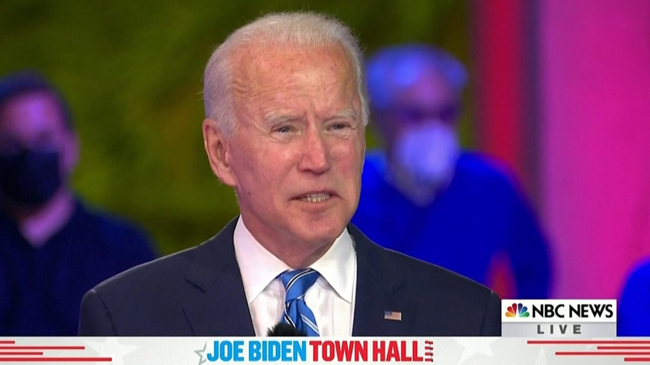 Masks Matter Biden Says Trump Is Responsible For Contracting Coronavirus Video Us News The Guardian
