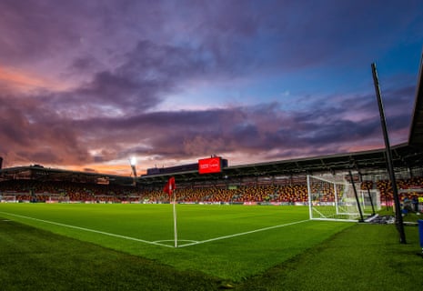 The Brentford Community Stadium ahead of tonight’s match