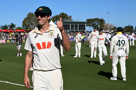 Australian captain Pat Cummins following the second Test against Bangladesh