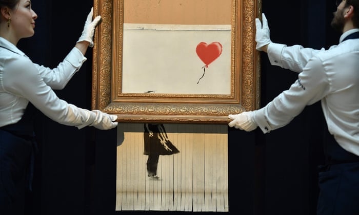 Shredded Banksy: was Sotheby's in on the act? | Art and design ...