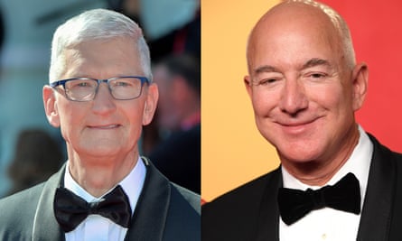 Tim Cook and Jeff Bezos will be attending.