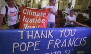 Pope Francis environmental activists