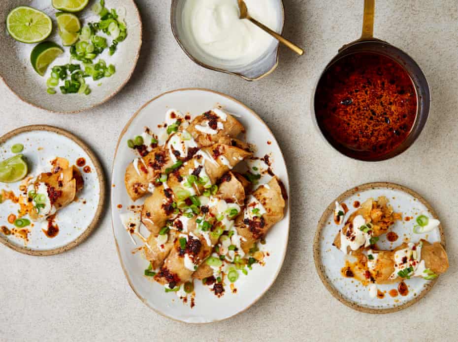 Prawn Taquitos Chocolate Roulade Yotam Ottolenghi S Recipes For Rolled Food Food The Guardian Prawn Taquitos Chocolate Roulade Yotam Ottolenghi S Recipes For Rolled Food Food The Guardian