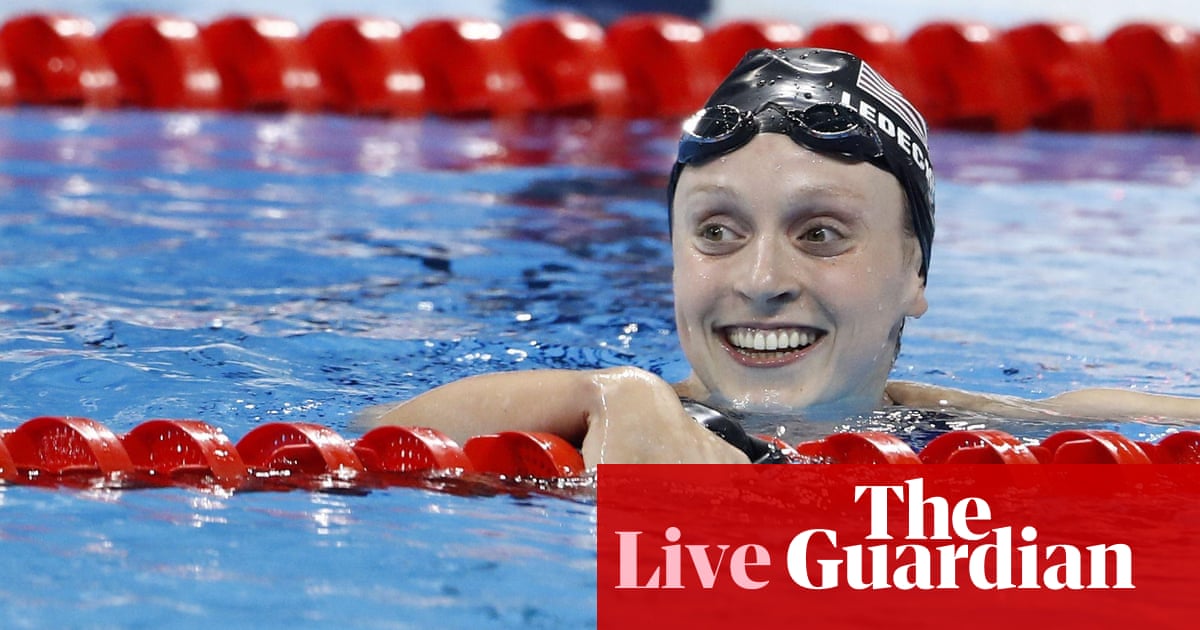 Rio Olympics 2016 Ledecky Wins Gold In World Record Veteran