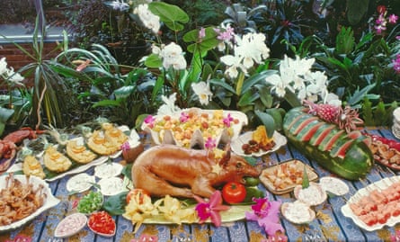 A table from Martha Stewart’s 1982 book Entertaining.