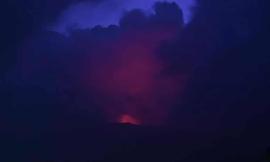 The University of West Indies Seismic Research Centre said the eruption took place at 8.41 am.