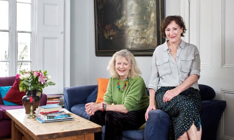 Nina Stibbe, right, with Deborah Moggach, photographed in Moggach’s London home, September 2023.