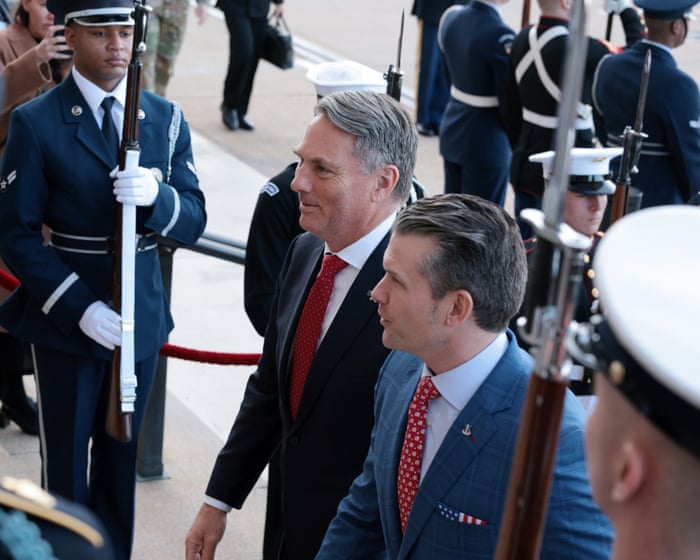 Pentagon walks back claim Richard Marles didn’t meet with Pete Hegseth