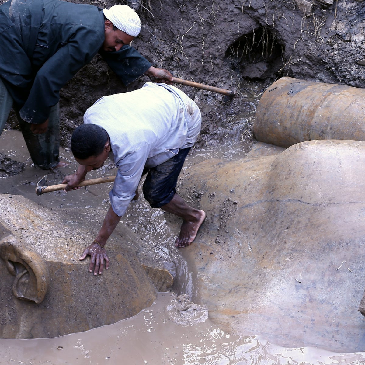 Look On My Works Ye Mighty Ozymandias Statue Found In Mud Egypt The Guardian Look On My Works Ye Mighty Ozymandias Statue Found In Mud Egypt The Guardian