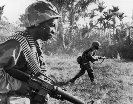 US riflemen from the 173rd Airborne Brigade, March 21, 1967.