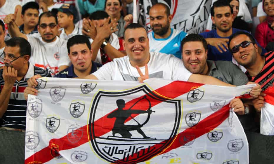 Zamalek supporters before a game with rivals Al-Ahly. Fans will be able to attend Egyptian league games again after first being banned back in 2012.