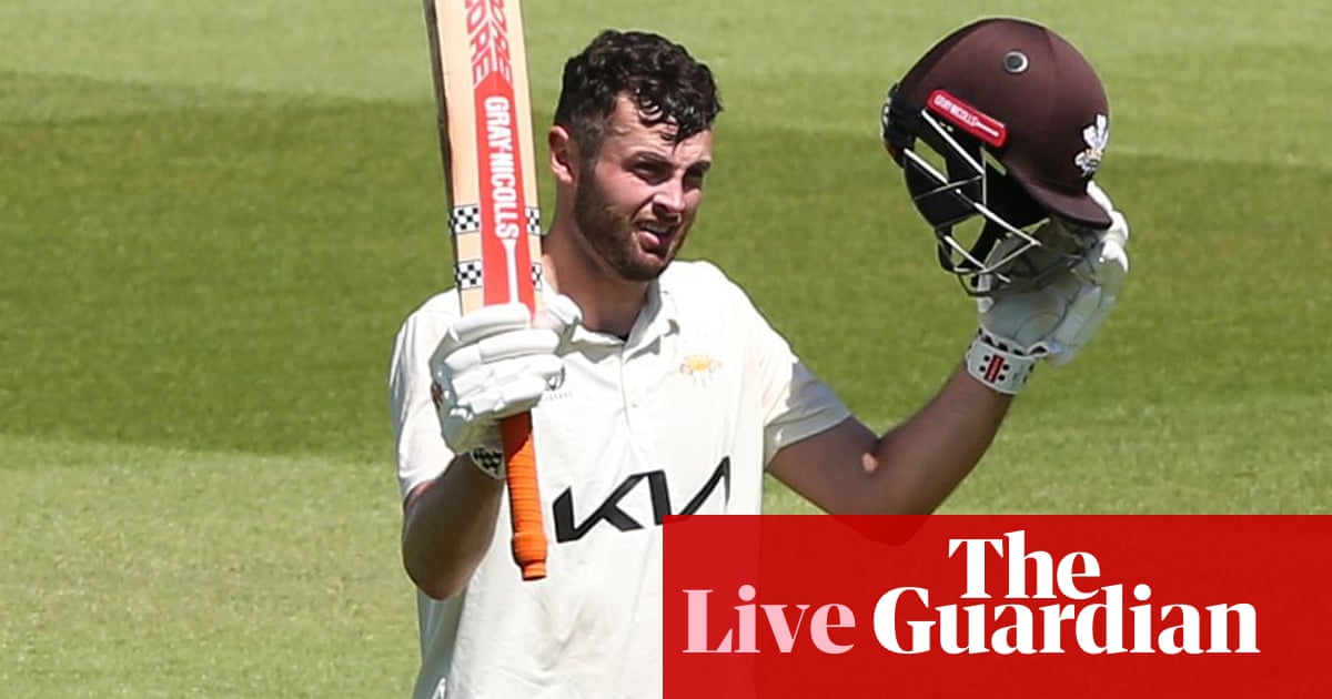 Sibley hits 305 as Surrey break run record: county cricket day two – live