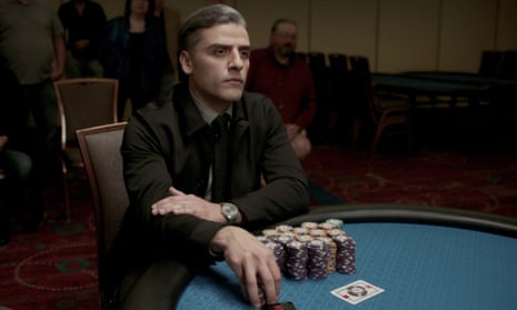 Hope and despair competing for dominance … Oscar Isaac in The Card Counter.