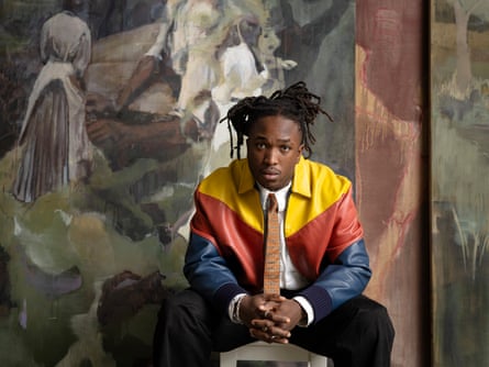 Shaquelle Whyte at his studio.