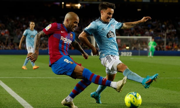 Dani Alves played 17 games for Barcelona last season in his second spell at the club.