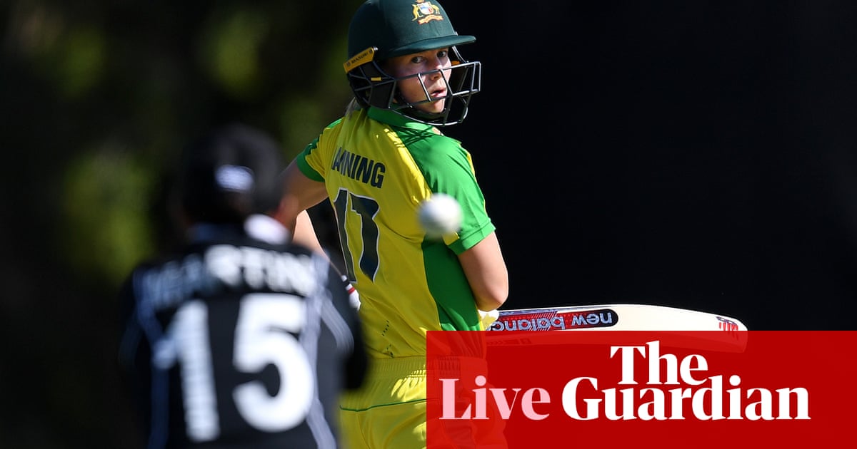 Australia v New Zealand: first womens one-day international – live!