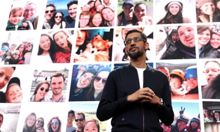 Google CEO Sundar Pichai speaks during Google I/O 2016.