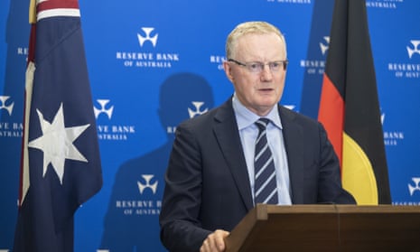 Reserve Bank of Australia governor Philip Lowe announces the 25 basis point cash rate increase.