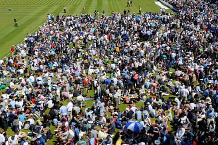 Spectators enjoy picnics on the Nursery Ground at Lord’s during a Test lunch break in 2011