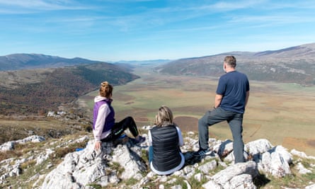 View across the Dinaric Alps.