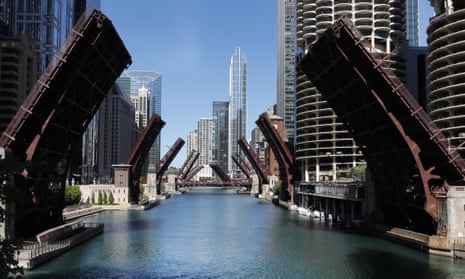 More additions to the phallic parade? … street bridges over the Chicago River.
