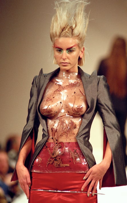 Worming its way into the imagination … Alexander McQueen’s 1996 collection The Hunger