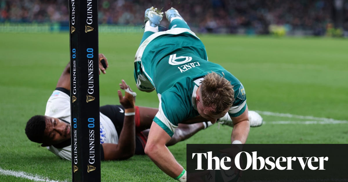 Ireland overwhelm Fiji as Prendergast gives Farrell a glimpse of bright future