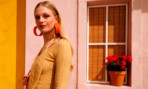 A model in Jacquemus