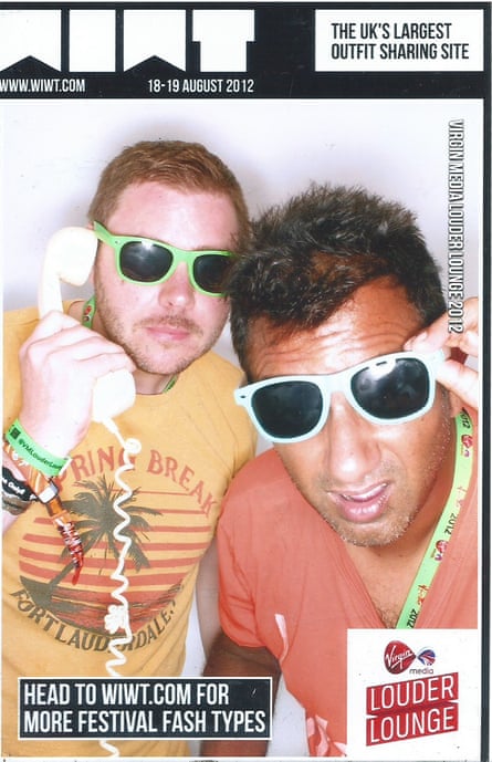 Rich Pelley (right) and his friend Phil, pictured in 2012.