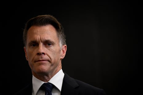 NSW premier Chris Minns speaks in Sydney on Friday.